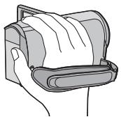 PANASONIC HC-V750 - Positionnement de base du caméscope - 1