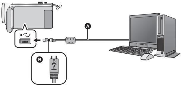 PANASONIC HC-V750 - Connexion à un ordinateur - 1