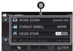 PANASONIC HC V770 - Utilisation de l'écran de menu - 3