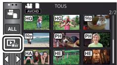PANASONIC HC V770 - Touchez la date de lecture. - 1