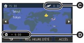 PANASONIC HC V770 - (Uniquement en configurant le lieu de votre destination) touchez [destination]. - 1