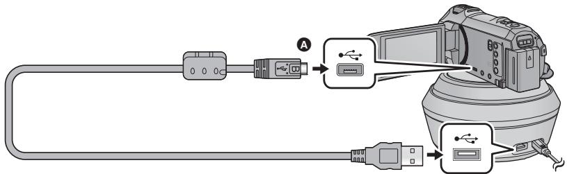 PANASONIC HC V770 - Connectez la tourelle télécommandée à cet appareil à l'aide du câble USB (fourni avec cet appareil). - 1