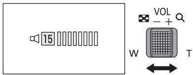 PANASONIC HC V770 - Réglage du volume du haut-parleur/casque - 1