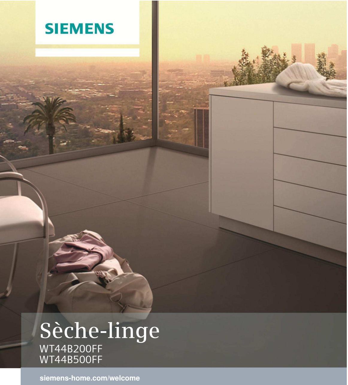 SIEMENS WT44B200FF - Consignes de sécurité - 1