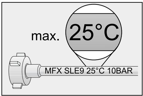 BOSCH SMS25GW02E - Température de l'eau : - 1
