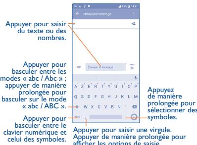 ALCATEL ONE TOUCH GO PLAY - Changer l'orientation du clavier à l'écran - 1