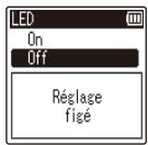 OLYMPUS VN-731 PC - Appuyez sur la touche  OK pour sauvegarder le paramètre. - 2