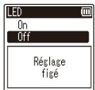 OLYMPUS VN-732PC - Appuyez sur la touche  OK pour sauvegarder le paramètre. - 2