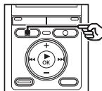 OLYMPUS WS-833 - Appuyez sur la touche STOP ( ) lorsque vous souhaitez arrêter l'enregistrement. - 1