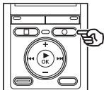 OLYMPUS WS-833 - Appuyez sur la touche REC (●) pendant l'enregistrement. - 1