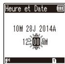 OLYMPUS WS-833 - Configuration de la date et de l'heure - 4