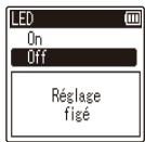 OLYMPUS WS-833 - Appuyez sur la touche OK pour sauvegarder le paramètre. - 2