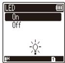 OLYMPUS WS-833 - Appuyez sur la touche OK. - 2