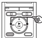 OLYMPUS WS-833 - Appuyez sur la touche ▶ ou ▲ pour régler le niveau d'activation vocal. - 1