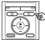 OLYMPUS WS-833 - Appuyez sur la touche REC (●) pour démarrer l'enregistrement. - 1