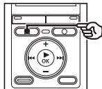 OLYMPUS WS-833 - Appuyez sur la touche STOP (■) pour quitter l'écran de menu. - 1