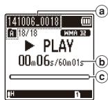 OLYMPUS WS-833 - Procédure de lecture basique - 2
