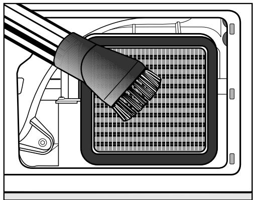 MIELE TKB 140 WP - Grille en bas à droite - 2