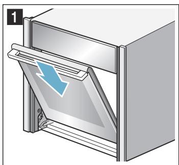 NEFF B58VT68NO - Accrocher la porte de l'appareil - 1