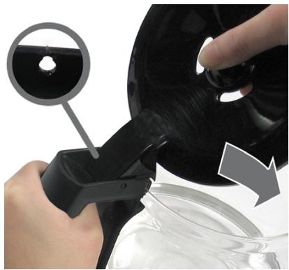 BEEM FRESH-AROMA-PERFECT II DUO  -  FRESH-AROMA-PERFECT THERMOLUX -  FRESH-AROMA-PERFECT THERMOSTAR - Removing and fitting the lid of the coffee jug - 2