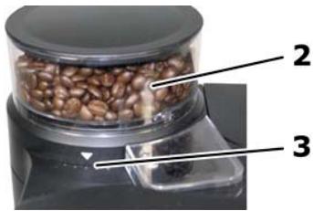 BEEM FRESH-AROMA-PERFECT II DUO  -  FRESH-AROMA-PERFECT THERMOLUX -  FRESH-AROMA-PERFECT THERMOSTAR - Réglage du degré de broyage - 1