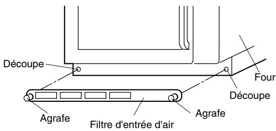SHARP KM-2502B - FILTRE D'ENTREE D'AIR - 1