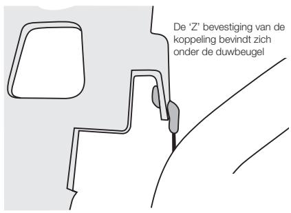 MASPORT OLYMPIC 400 - DE INSTELKABEL VOOR DE KOOIROL-KOPPELING MONTEREN. - 1