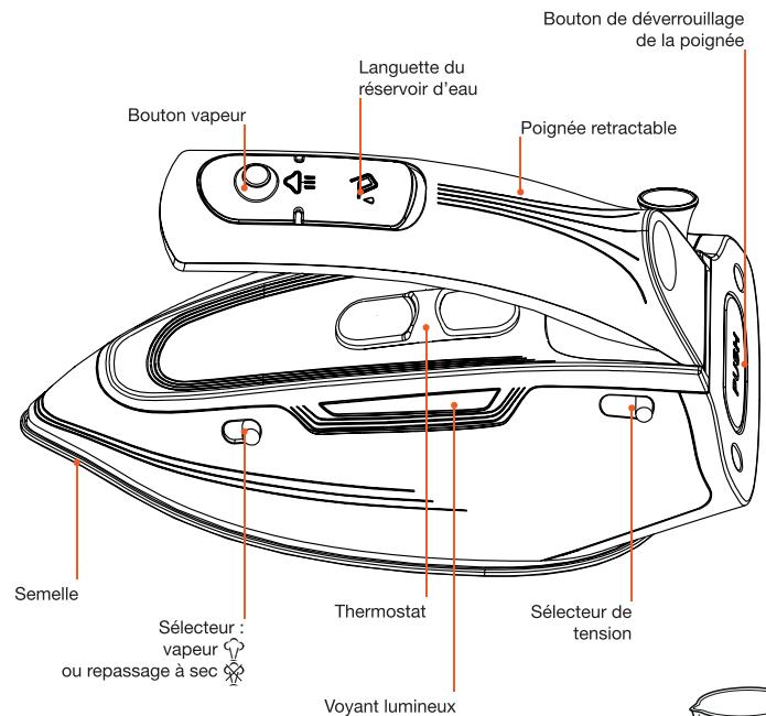 ESSENTIELB EFN3 ESCAPADE - Découvre votre fer de voyage EFN 3 Escapade - 1