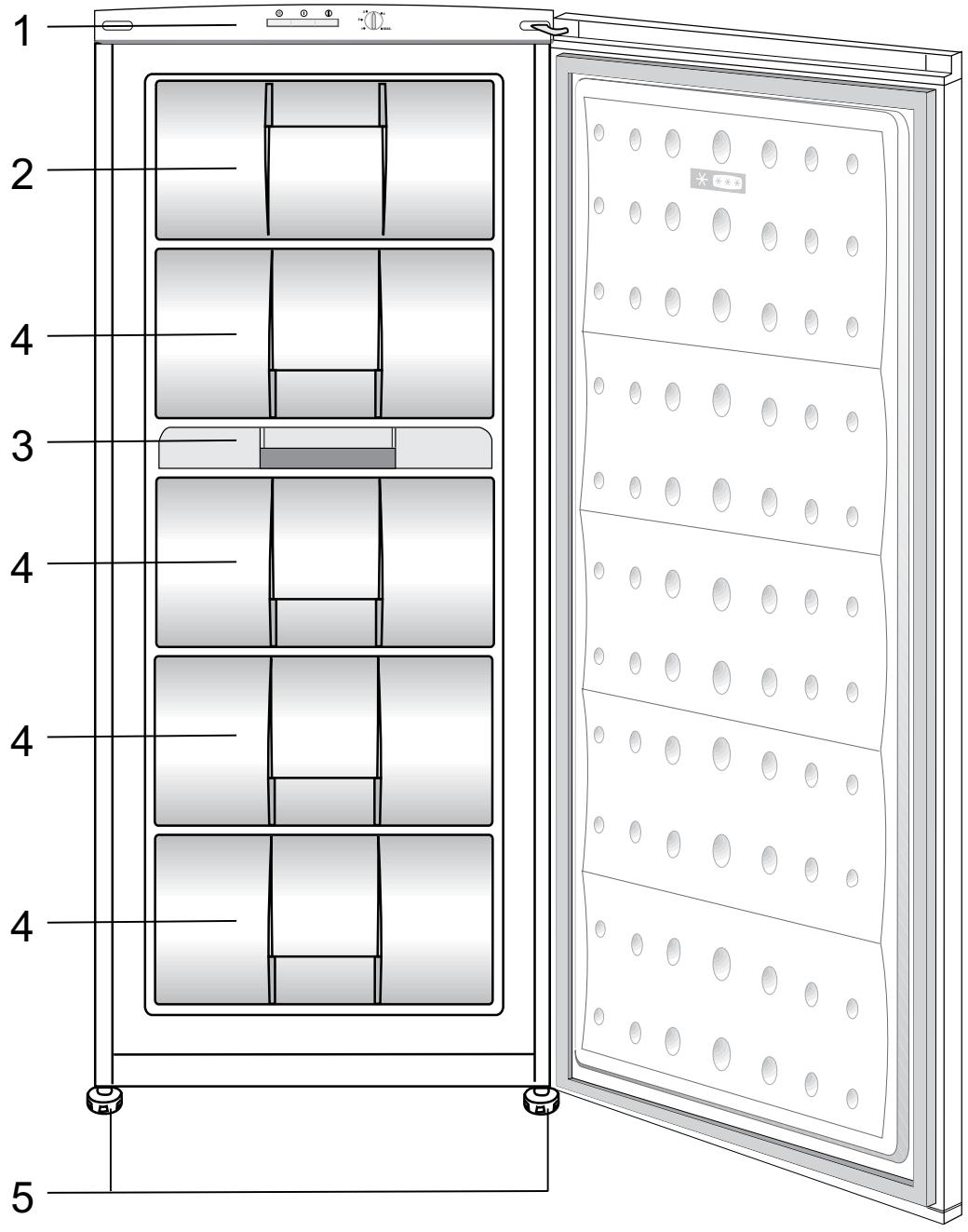 GRAM FS 3215-90 - Fryseskabet - 1