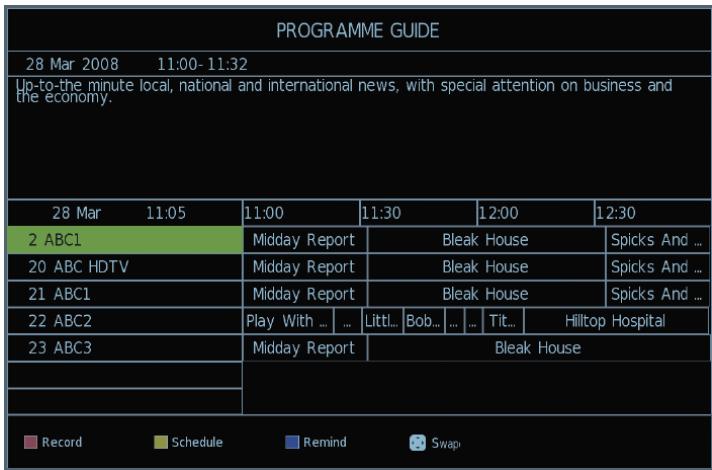 AKAI ATE-43B6344K - ATE-55B5544K - GUIDE TV - 1