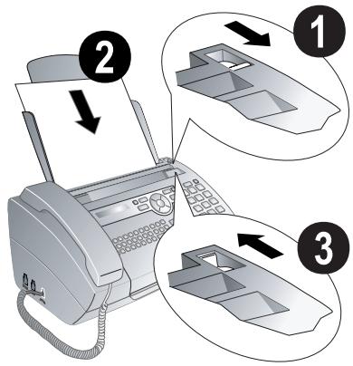 SAGEM PHONE 47TS - Insérer le papier - 3