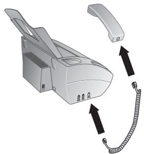 SAGEM PHONE 47TS - Raccorder le récepteur - 1