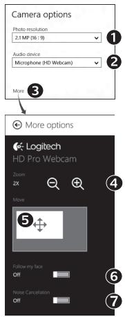 LOGITECH C920 REFRESH - Réglage des paramètres de camera - 1