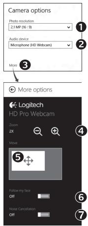 LOGITECH C920 REFRESH - Ajuste de la configuración de la webcam - 1