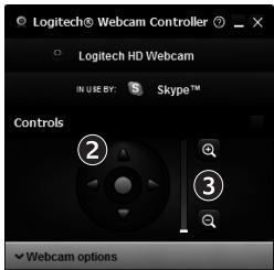 LOGITECH C920 REFRESH - Finjustera webbkameran under ett videosamtal - 1