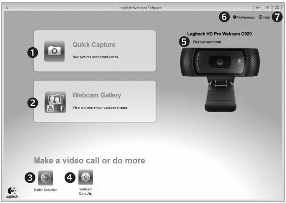 LOGITECH C920 REFRESH - De Logitech-webcamsoftware begrijpen - 1