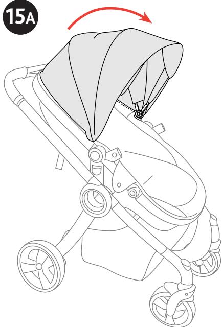 CHICCO PACK URBAN PLUS - como utiliser la capota - 1