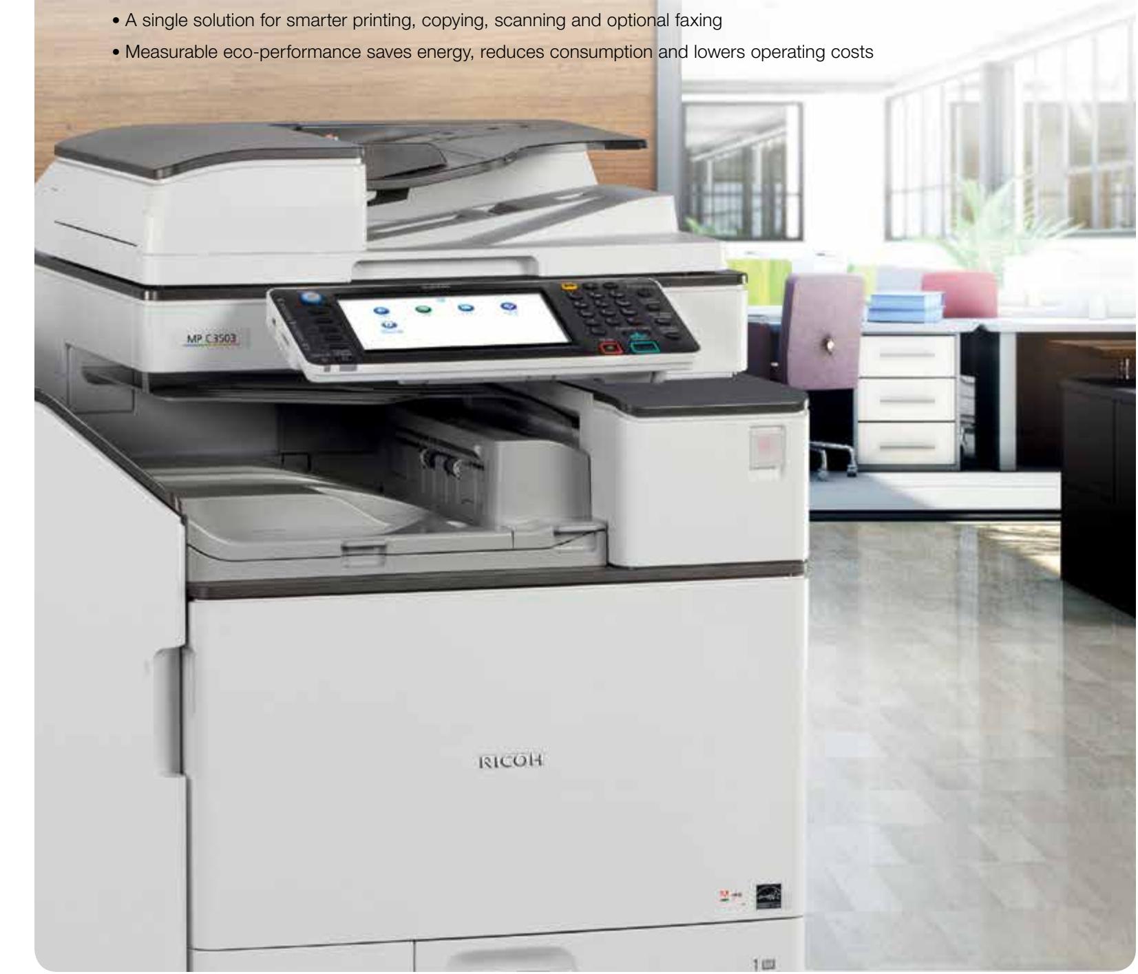 RICOH MPC3003 & MP C3003 - Power, precision and productivity — just for you - 1