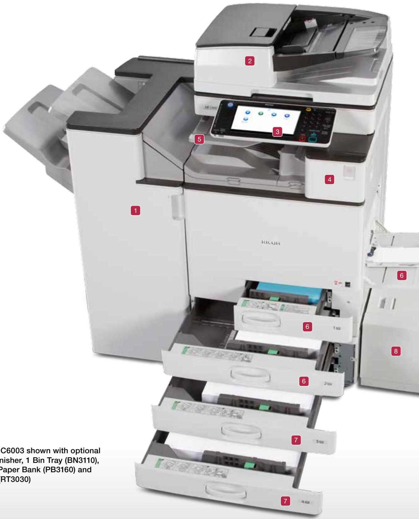 RICOH MPC3003 & MP C3003 - Full-featured, multifunction performance for any office - 1