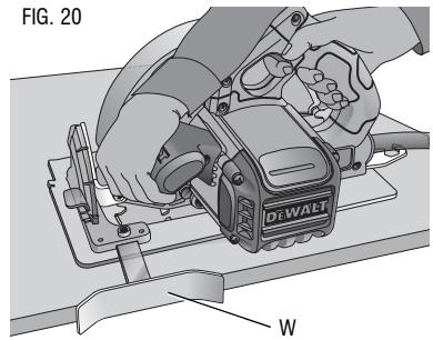 DEWALT DWE560K - POCKET CUTTING (FIG. 21) - 1