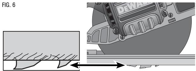 DEWALT DWE560K - Cutting Depth Adjustment (Fig. 5-7) - 2