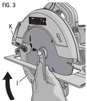DEWALT DWE560K - TO INSTALL THE BLADE (FIG. 2-5) - 2