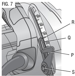 DEWALT DWE560K - ADJUSTING DEPTH ADJUSTMENT LEVER (FIG. 7) - 1