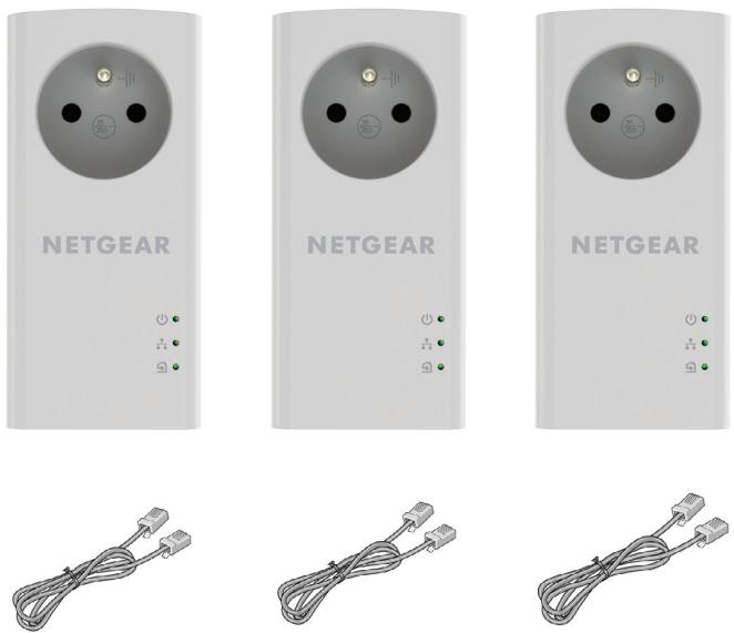 NETGEAR PLP1000T-100FRS - Contenu de l'emballage - 1