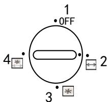 KALORIK TKG OT 1020 BCRL  -  TKG OT 2002 BCRL -  TKG OT 2500 R - HEATING SELECTOR DIAL - 1