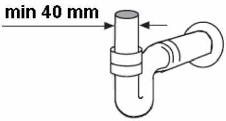 LISTO M-437 - Raccordement du tuyau de vidange - 1