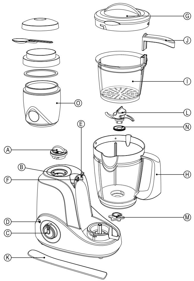 TAURUS ROBOT DE CUISINE A VAPEUR 925004 - 2