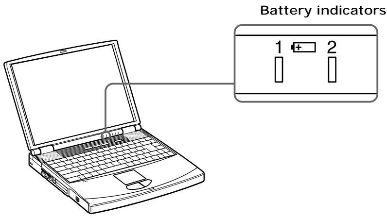 SONY PCGA-WMS5 - Charging the second battery - 1