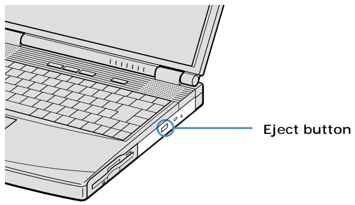 SONY PCGA-WMS5 - Ejecting the tray - 1