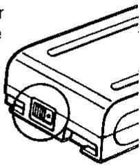 SHARP VL-ME 100 PRO  -  VL-ME100 PRO - Comment utiliser l'interrupteur de la batterie d'alimentation - 1